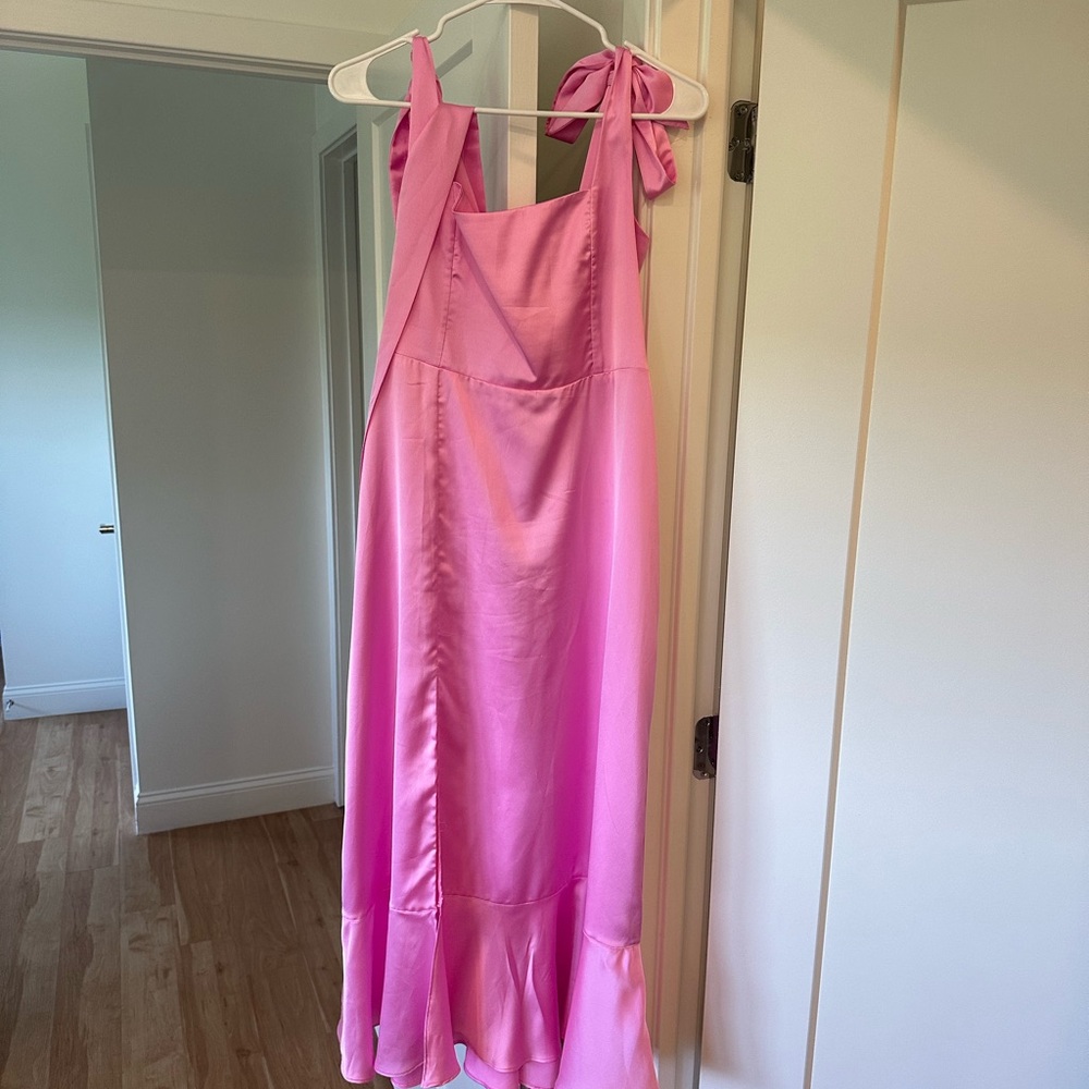 Pink Show Me Your Mumu Garden Midi Dress